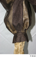  Photos Medieval Woman in brown dress 1 brown dress hand historical Clothing medieval sleeve 0003.jpg